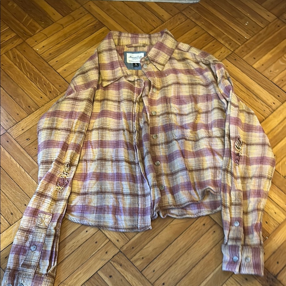 Pendleton Yellow and Purple Plaid Jacket